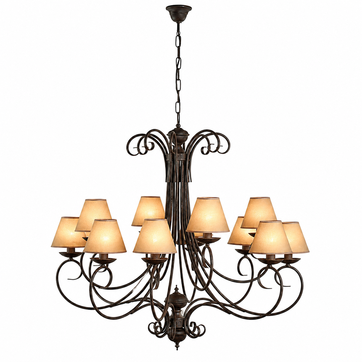 Pendant Light Zeph 7504D - Rust