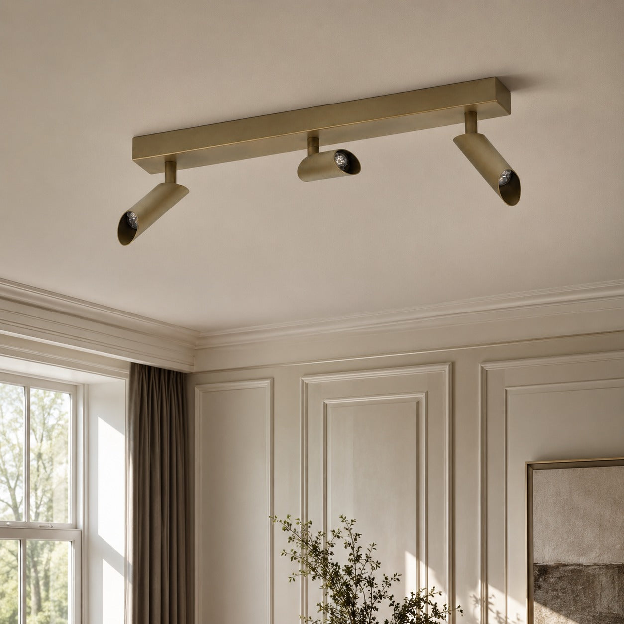 Ceiling Lampe Per 7773D - Bronze - In modern room