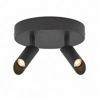 Ceiling Lamp Per 7774N - Schwarz - Lights on