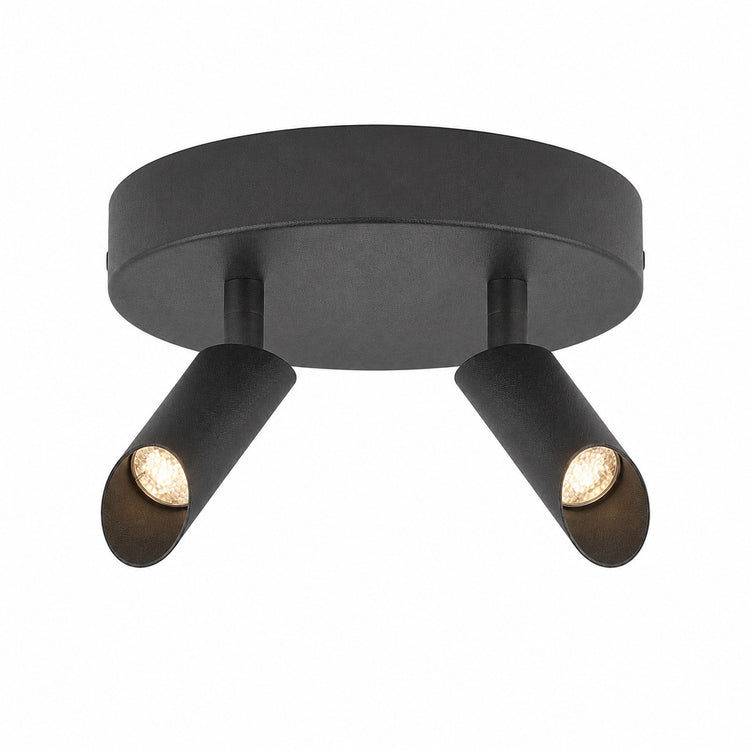 Ceiling Lamp Per 7774N - Black - Lights on | Marcottestyle