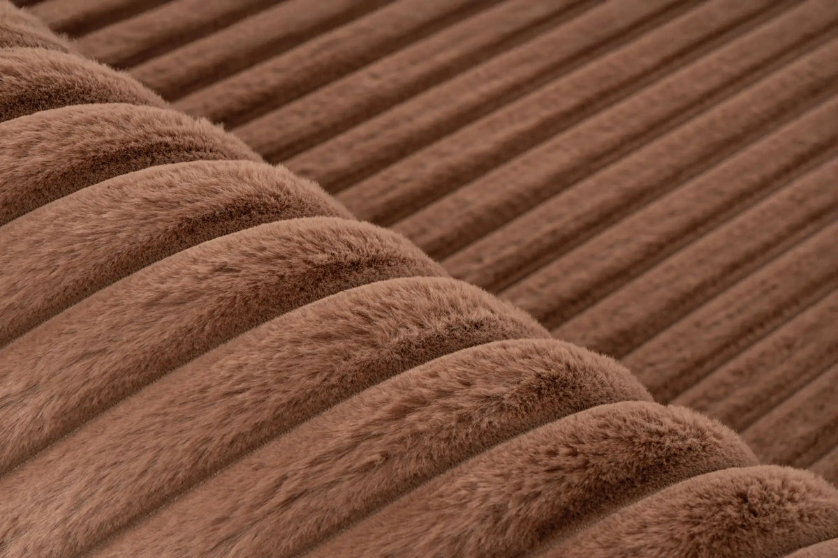 Hochflor-Teppich - Brienne Chocolate Braun