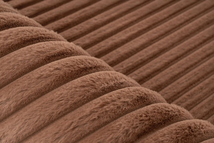 Hochflor-Teppich - Brienne Chocolate Braun