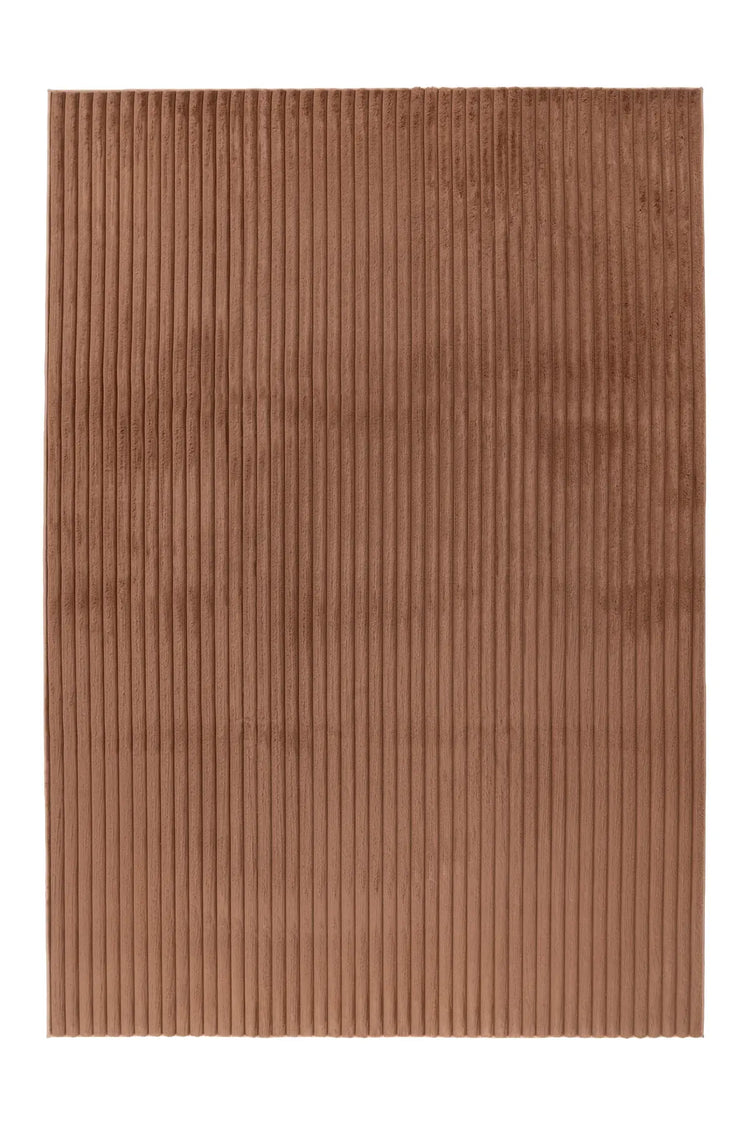 Hochflor-Teppich - Brienne Chocolate Braun