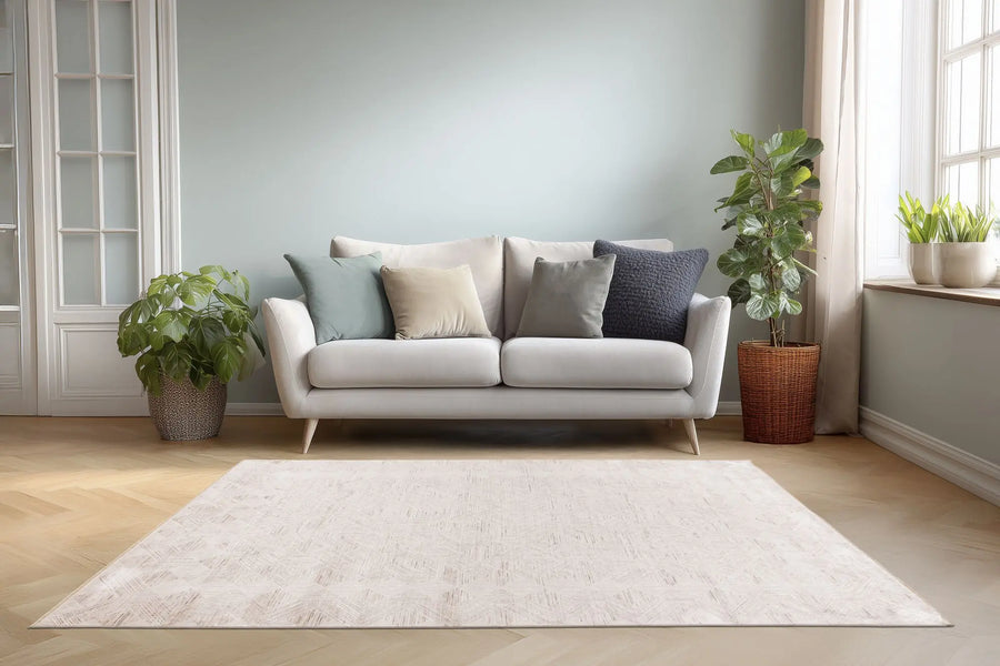 Low-Pile Rug - Zarina Beige