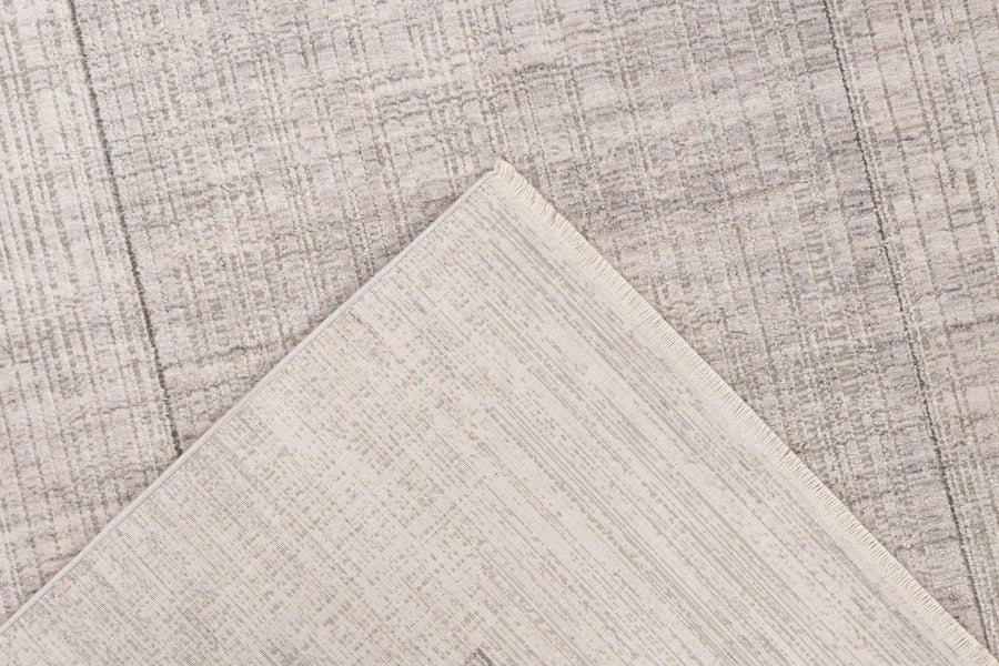 Low-Pile Rug - Zarina Silver / Beige