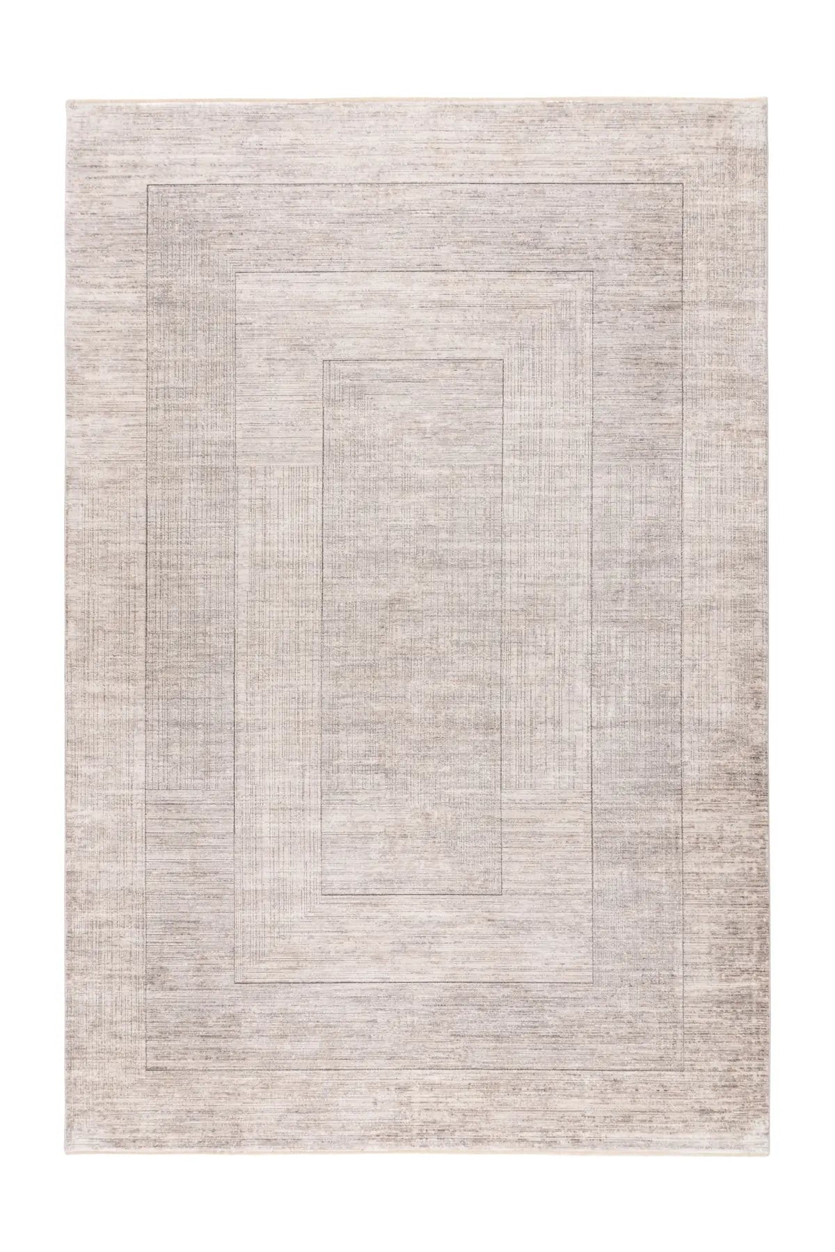 Low-Pile Rug - Zarina Silver / Beige