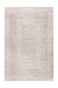 Low-Pile Rug - Zarina Silver / Beige
