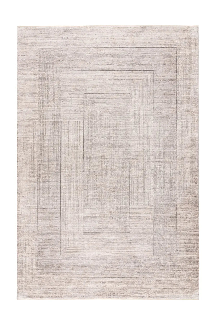 Low-Pile Rug - Zarina Silver / Beige