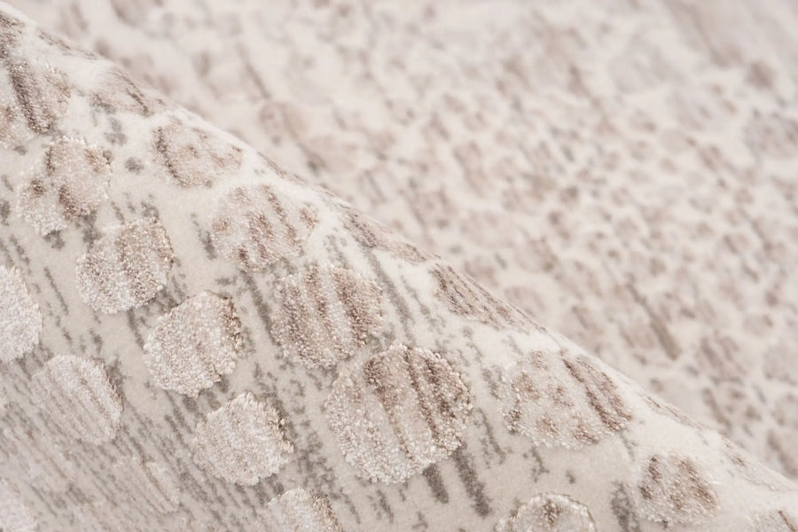 Low-Pile Rug - Zarina Beige Mosaic
