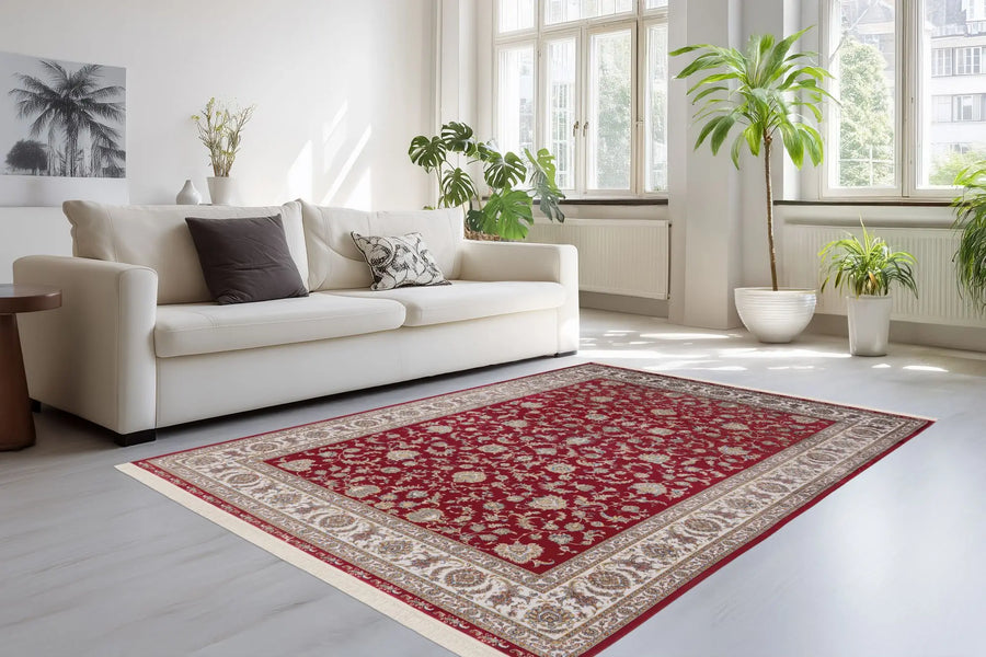 Laagpolig Vloerkleed - Cortina Rood