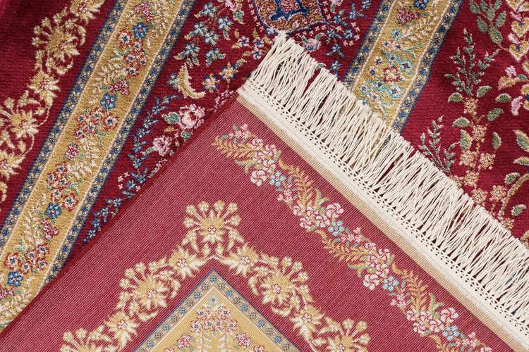 Kurzflor-Teppich - Cortina Rot Pictorial