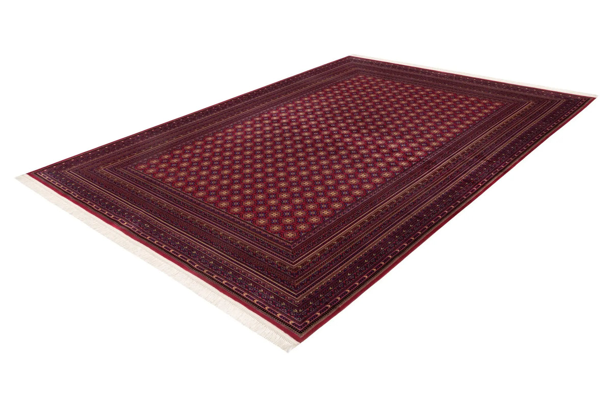 Kurzflor-Teppich - Cortina Rot Ornamental 3