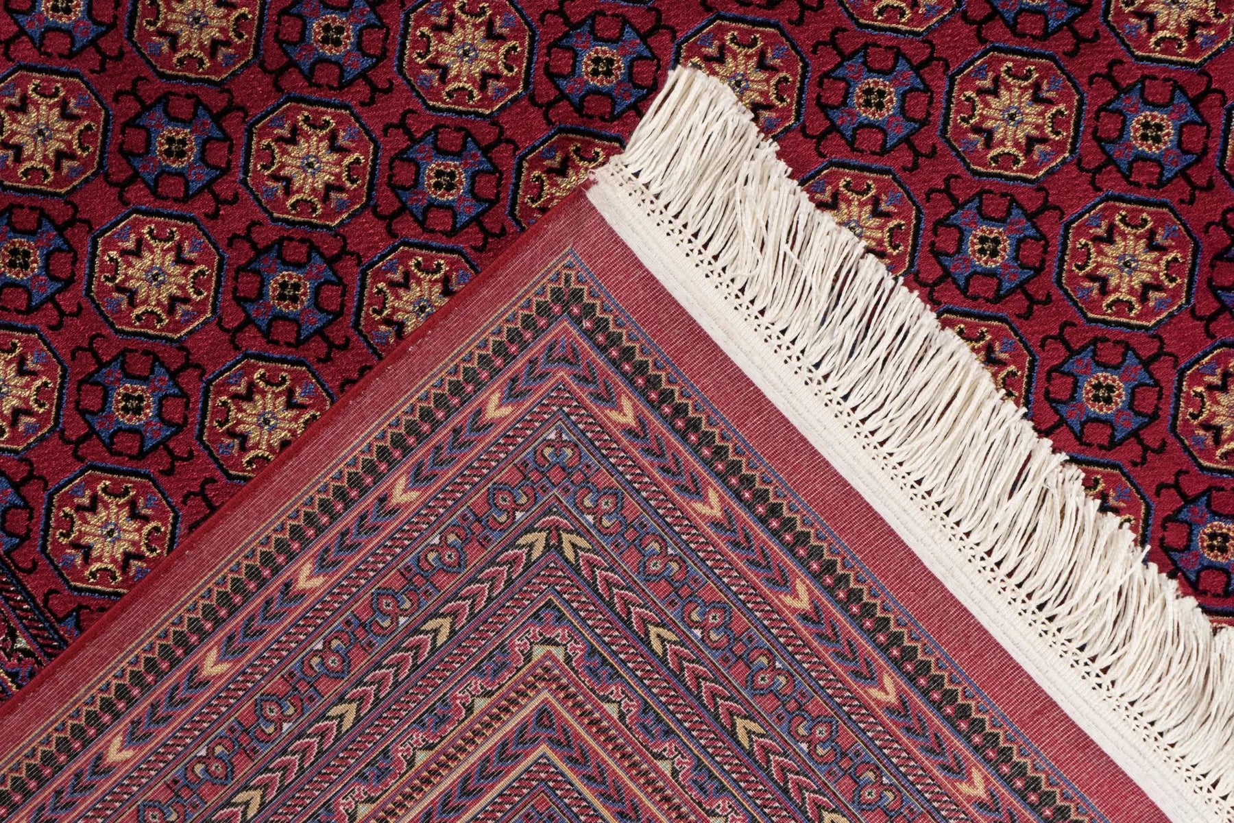 Low-Pile Rug - Cortina Red Ornamental 3