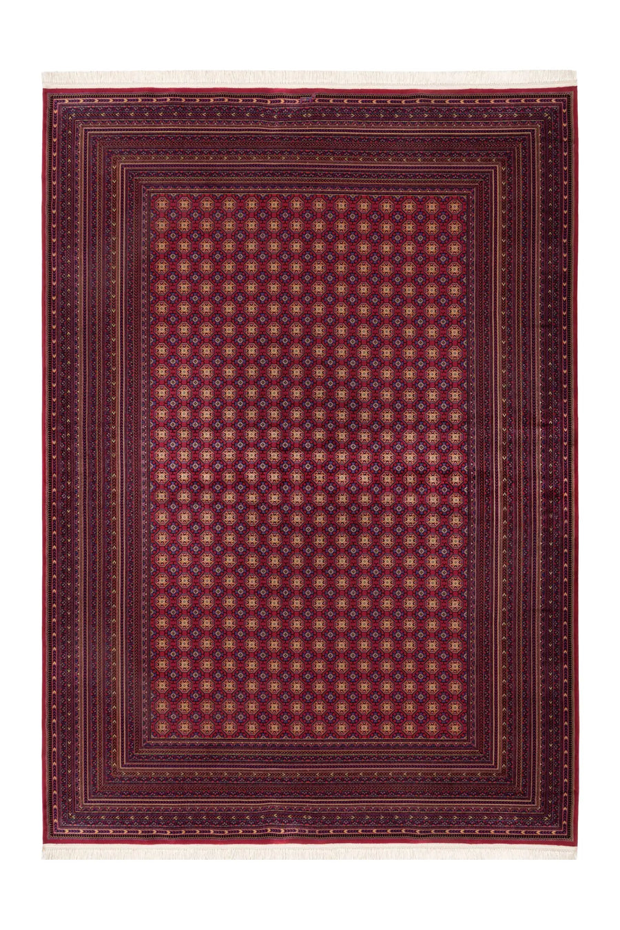 Low-Pile Rug - Cortina Red Ornamental 3