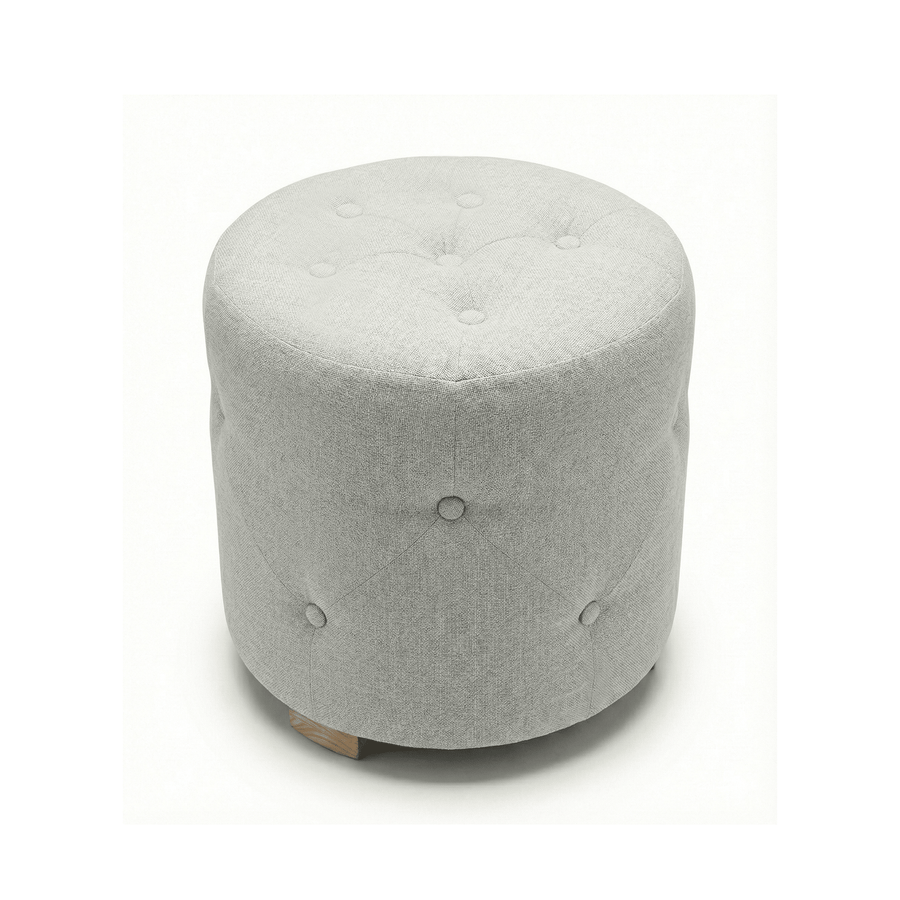 Pouf Cerio - Tissu - Ivoire Blanc - Marcottestyle Shop
