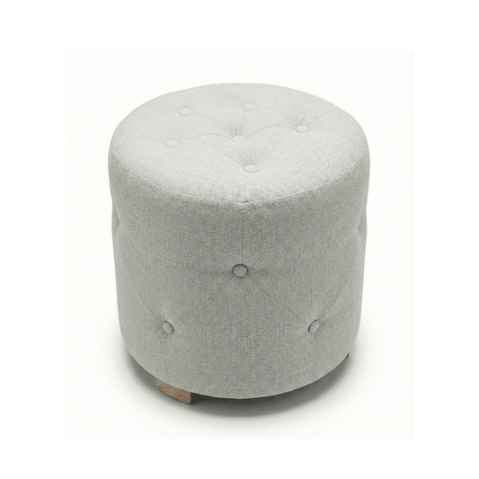 Pouf Cerio - Fabric - Ivory Wit - Marcottestyle
