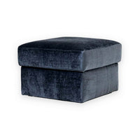 Pouf Erpe - Navy Blue - 73 x 73 x 52 cm | Marcottestyle