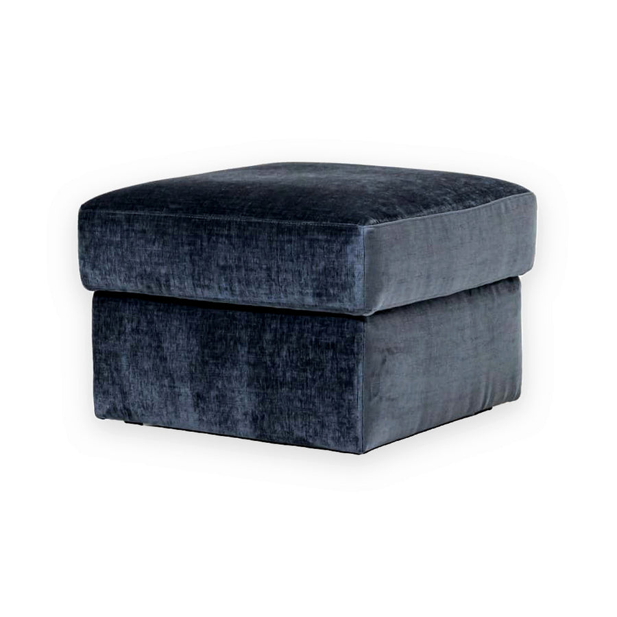 Pouf Erpe - Navy Blue - 73 x 73 x 52 cm | Marcottestyle