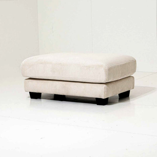 Pouf Hansbeke - Cream Beige - 111 x 69 x 45 cm | Marcottestyle