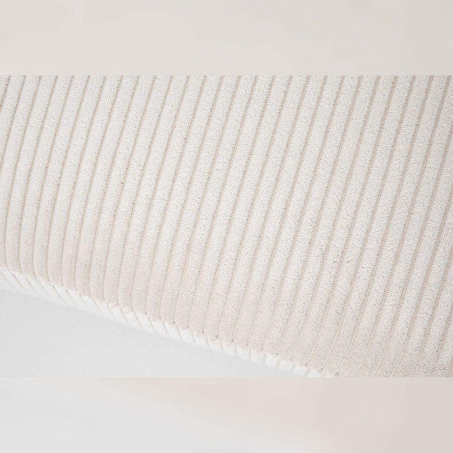 Pouf Hansbeke - Cream Beige - 111 x 69 x 45 cm | Marcottestyle