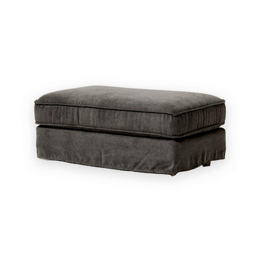 Pouf Lovendegem - Anthracite Grey - 111 x 69 x 43 cm | Marcottestyle