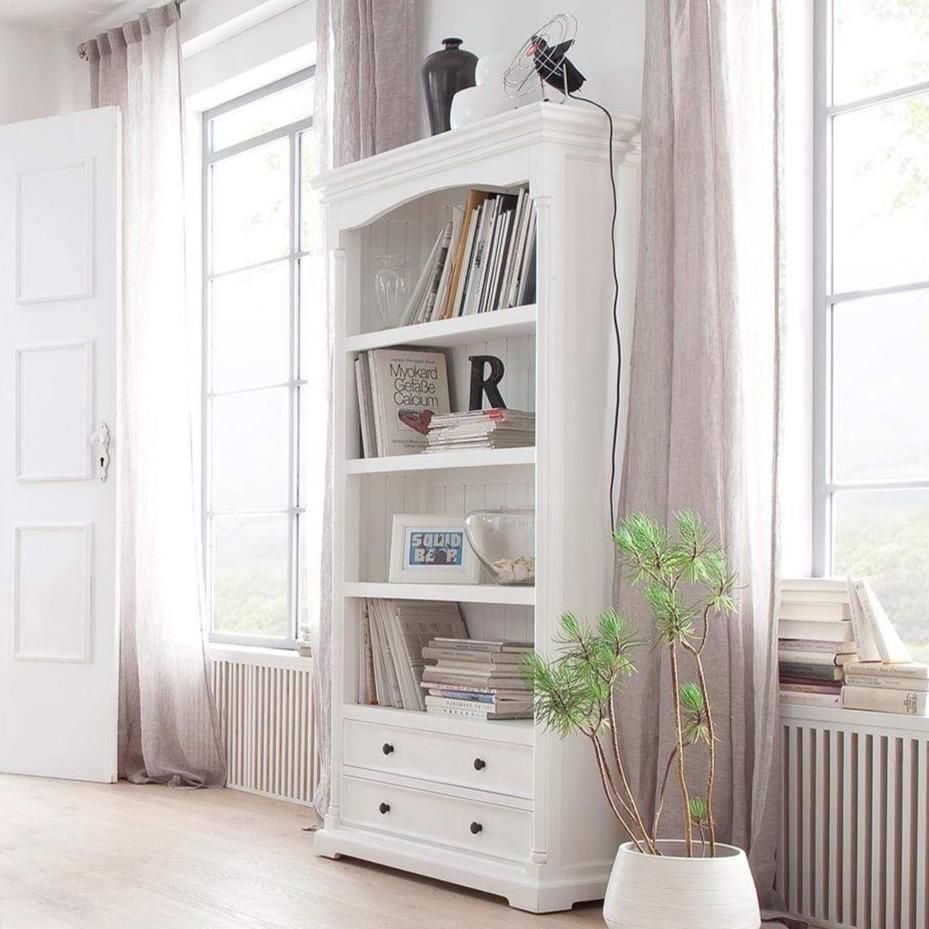 Provence Bookcase - White - View 2