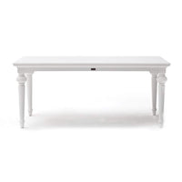 Provence Table de salle à manger 240cm - Blanc