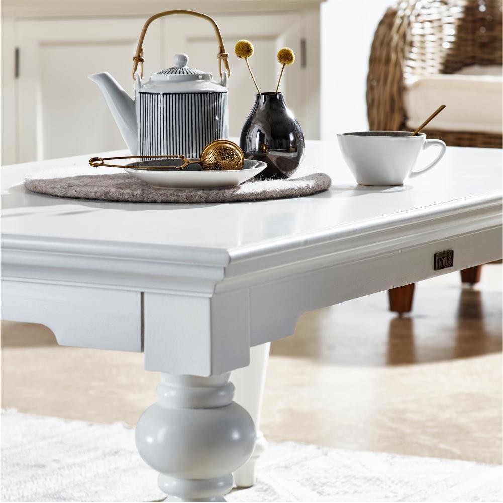 Provence Rectangle Coffee Table - Weiß | Marcottestyle