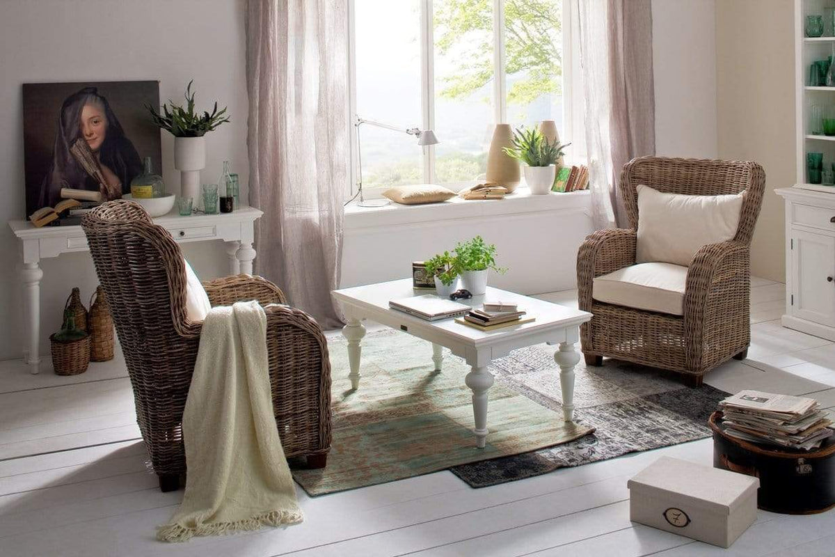 Provence Rectangle Coffee Table - Weiß | Marcottestyle