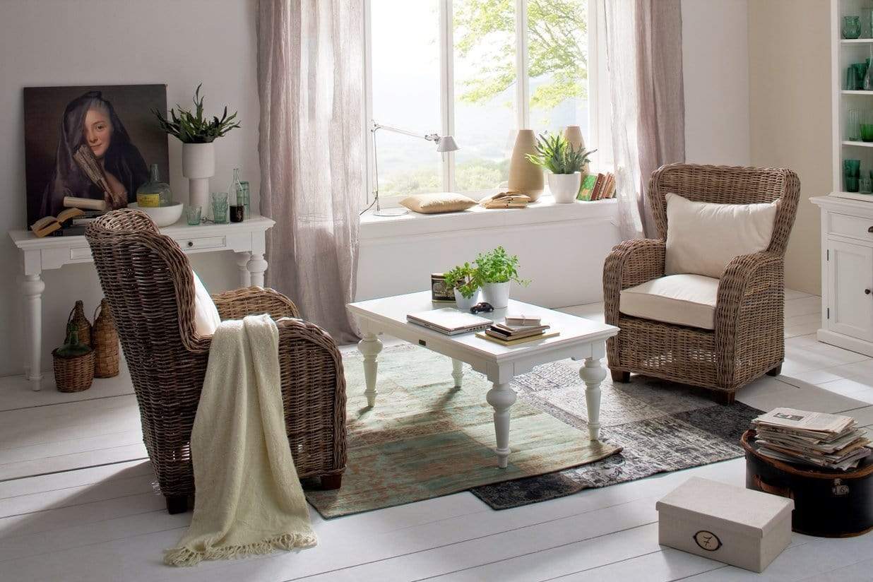 Provence Rectangle Couchtisch - Weiß