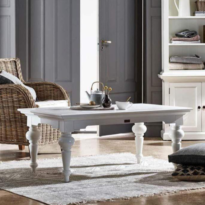 Provence Rectangle Coffee Table - Weiß | Marcottestyle
