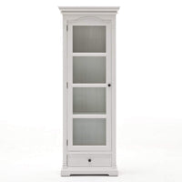 Provence Single Vitrine - Weiß