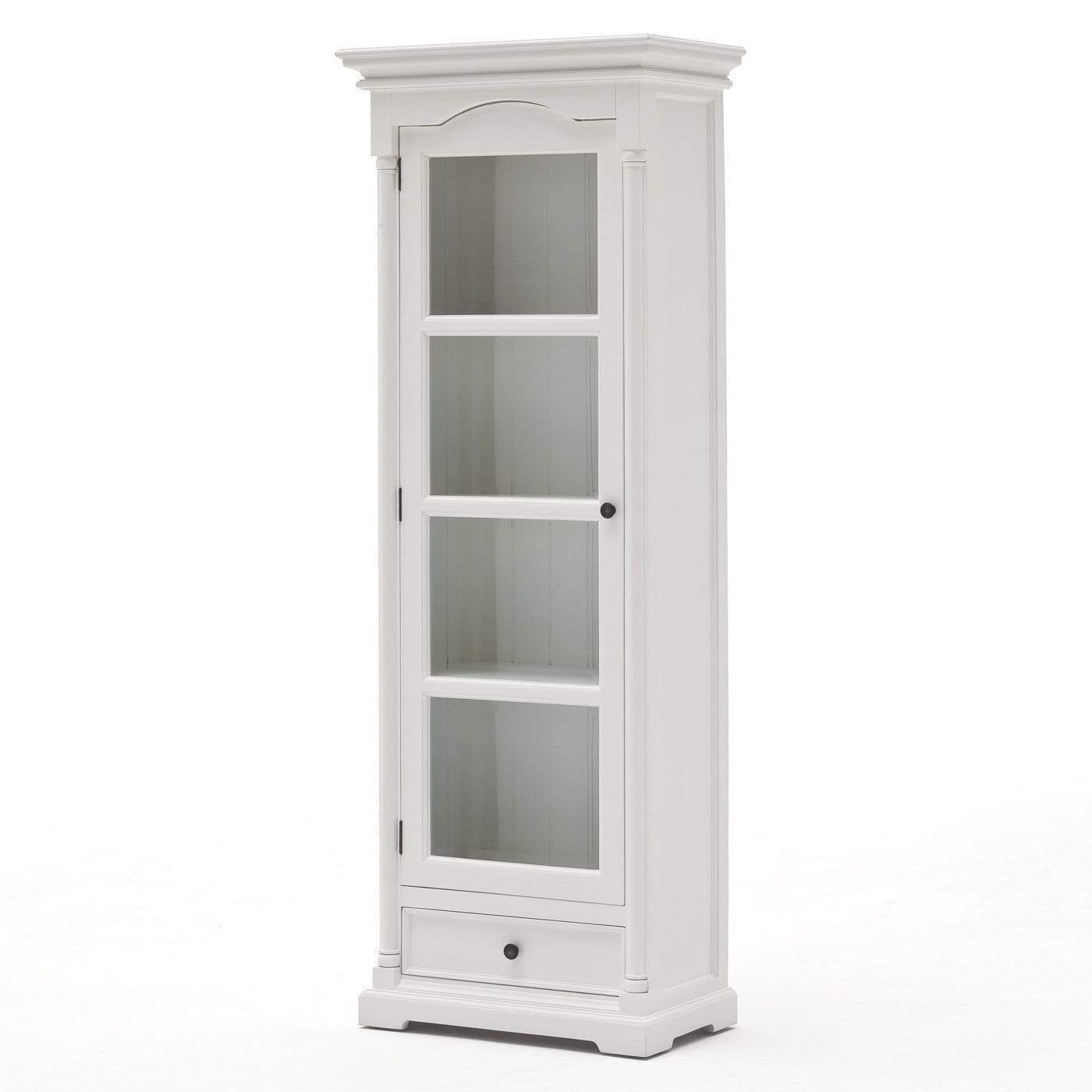 Provence Single Vitrine - Weiß
