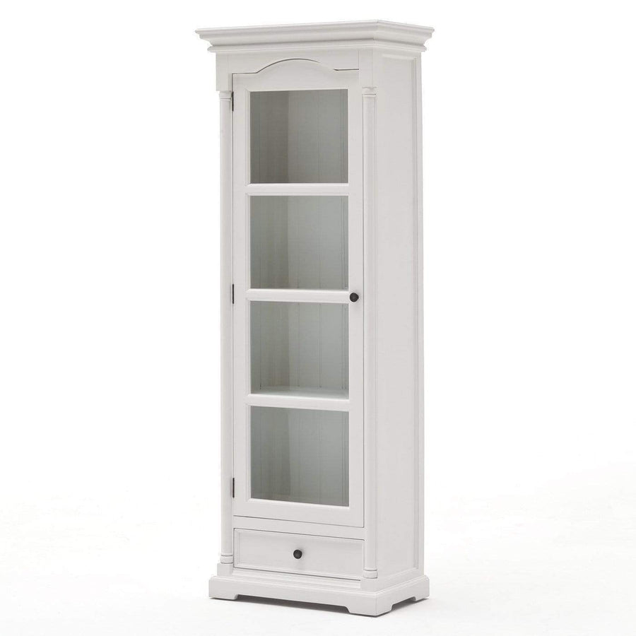 Provence Single Vitrine - Weiß