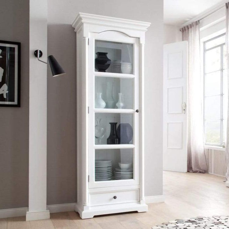 Provence Single Vitrine - White | Marcottestyle