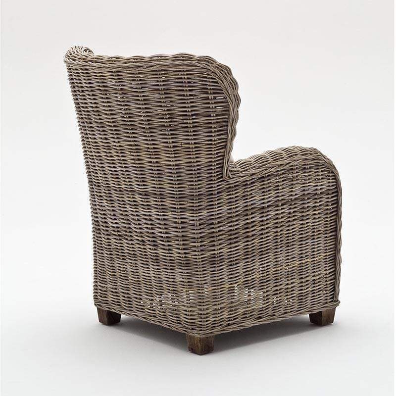 Queen Kubu Rattan Arm Chair | Marcottestyle