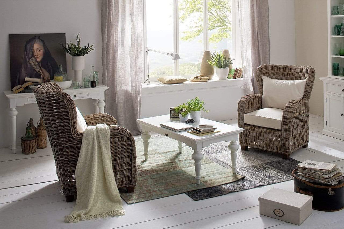 Queen Kubu Rattan Arm Chair | Marcottestyle