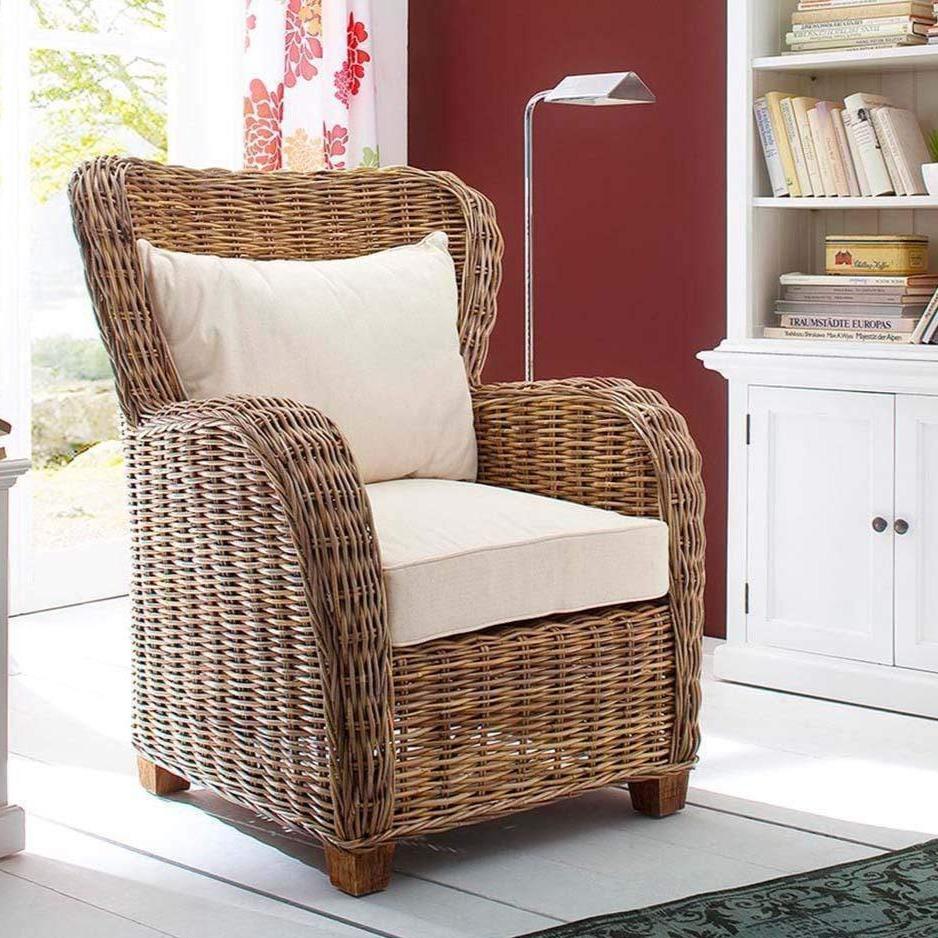 Queen Kubu Rattan Arm Chair | Marcottestyle
