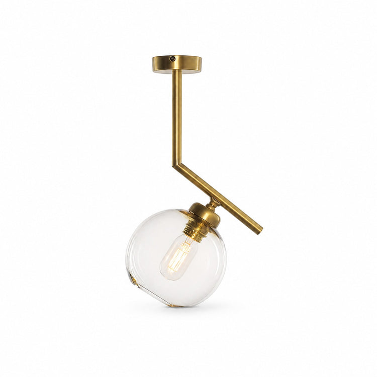 Ceiling Lamp Quinn 3090A - Gold (brass) - Lights on | Marcottestyle