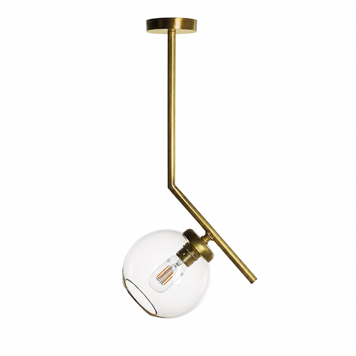 Ceiling Lamp Quinn 3299X - Gold (brass) - Vista frontale | Marcottestyle