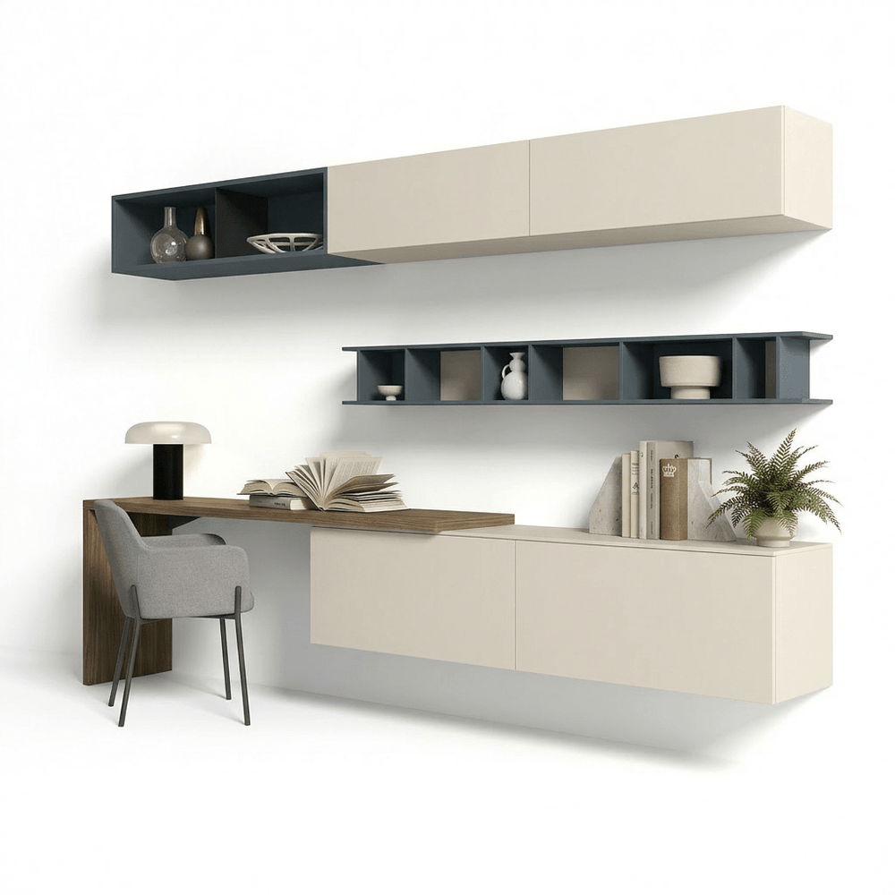 Ravello Luxury Italian TV Wall Unit | Modern Floating Media Console - View 2