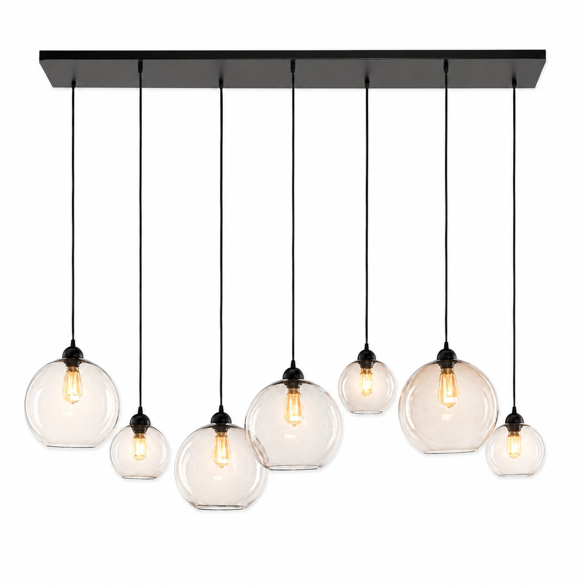 Ceiling Lamp Roa 5199K - Black - Lights on | Marcottestyle