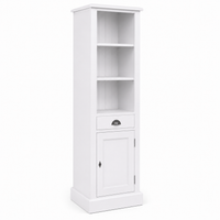 Bathroom cabinet - Roscoff - Solid Pine - 49 x 39 x 160 cm - White