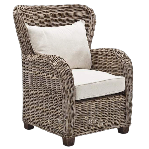 Queen Kubu Rattan Arm Chair | Marcottestyle