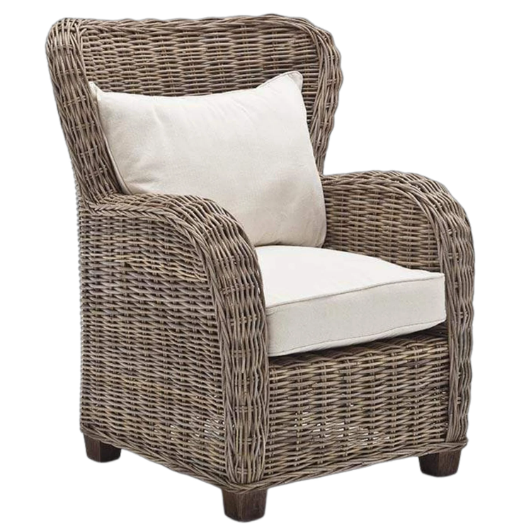 Queen Kubu Rattan Arm Chair | Marcottestyle
