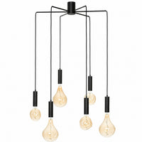 Ceiling Lamp Selma 3716S - Schwarz - Front view