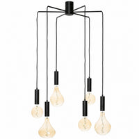 Ceiling Lamp Selma 7838A - Black - Front view