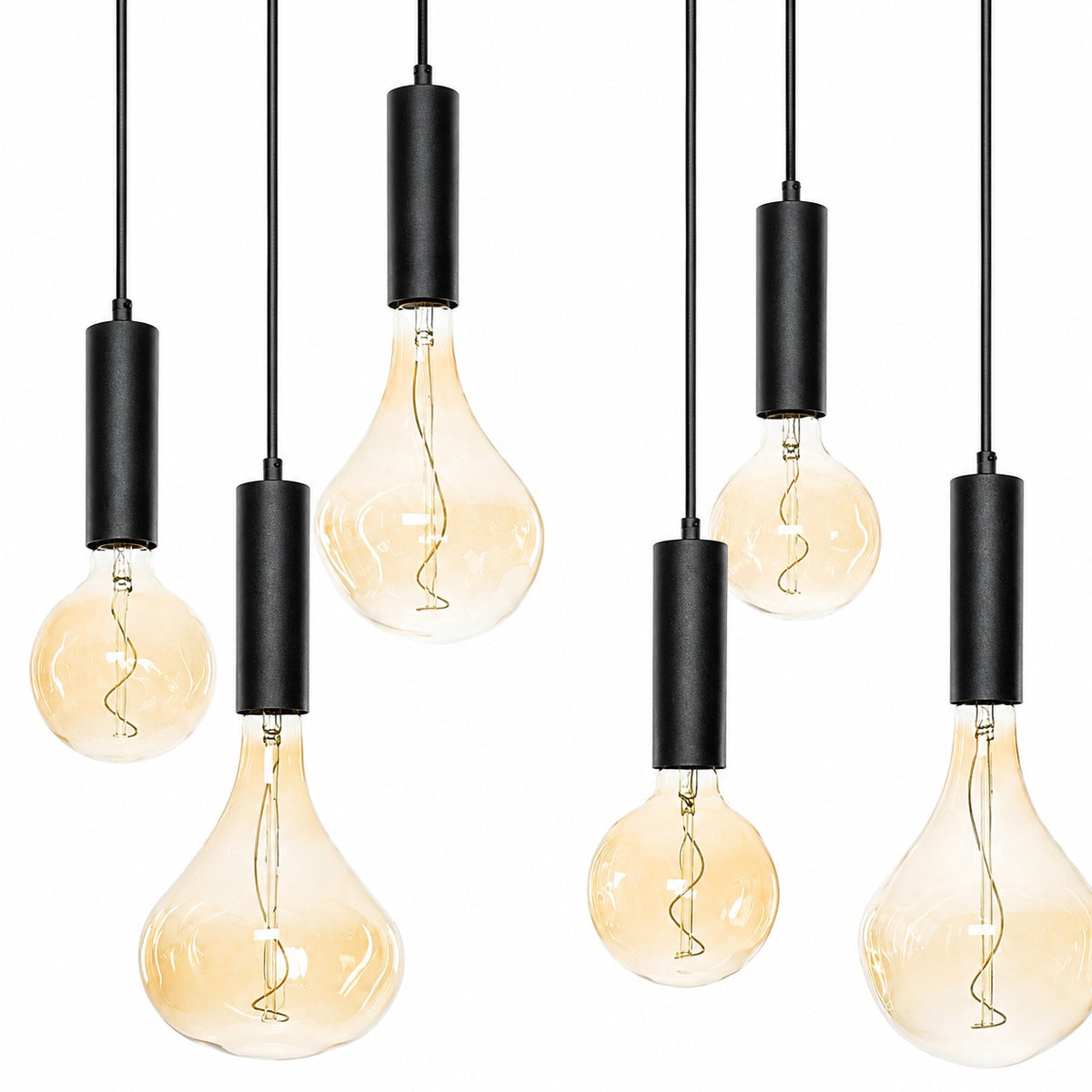 Ceiling Lamp Selma 7838A - Black - Close-up | Marcottestyle