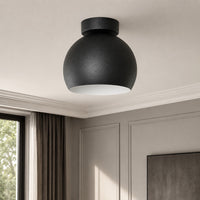 Ceiling Lamp Senja 5800H - Schwarz - In modern room