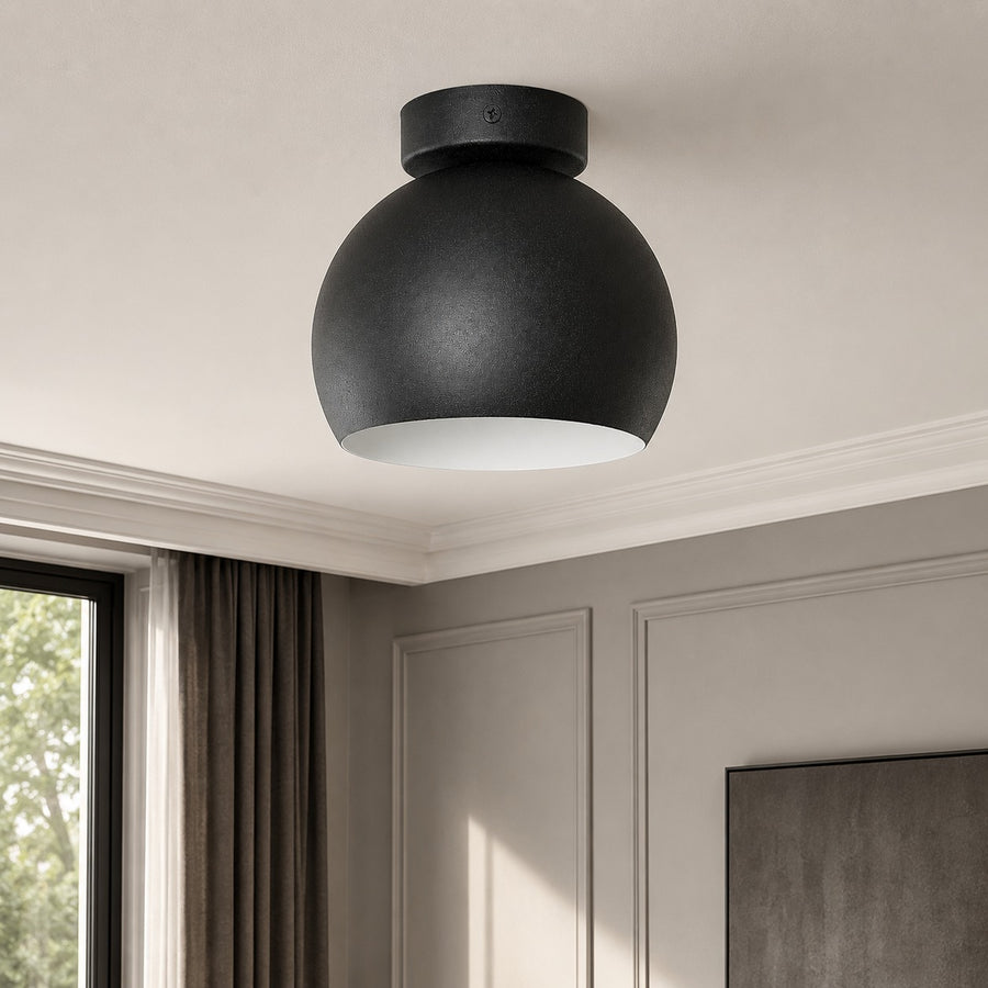 Ceiling Lamp Senja 5800H - Schwarz - In modern room
